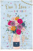 Picture of FOR THE ONE I LOVE BIRTHDAY CARD